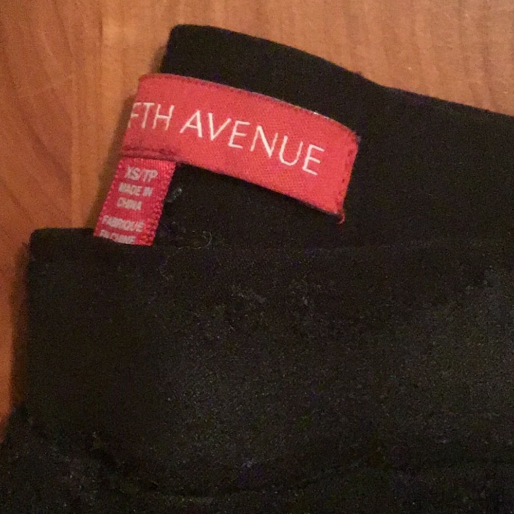 Saks Fifth Avenue distressed leggings